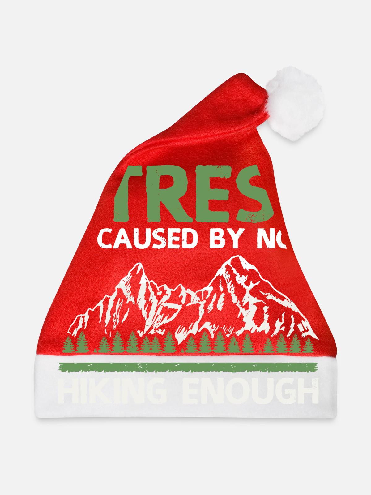 Bergsteigen - Weihnachtsmütze - Rot - Vorne
