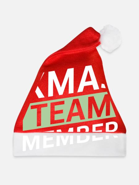 Xmas Team - Weihnachtsmütze - Rot