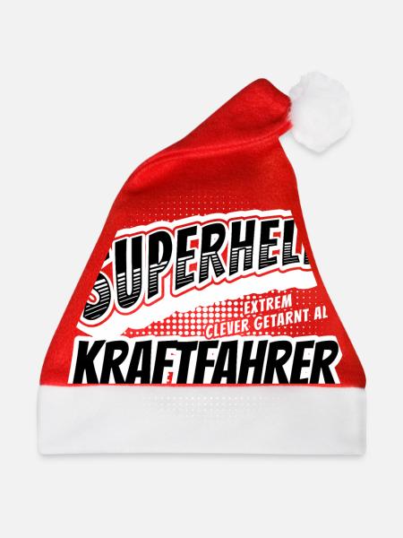 Superheld, clever getarnt als Kraftfahrer - Weihnachtsmütze - Rot