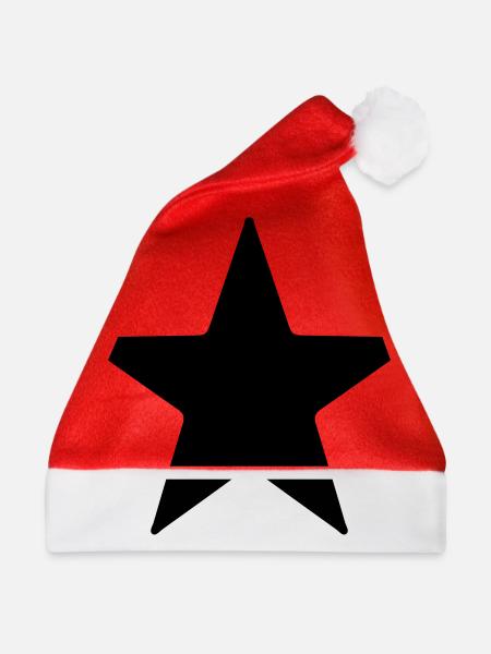 stern - Weihnachtsmütze - Rot