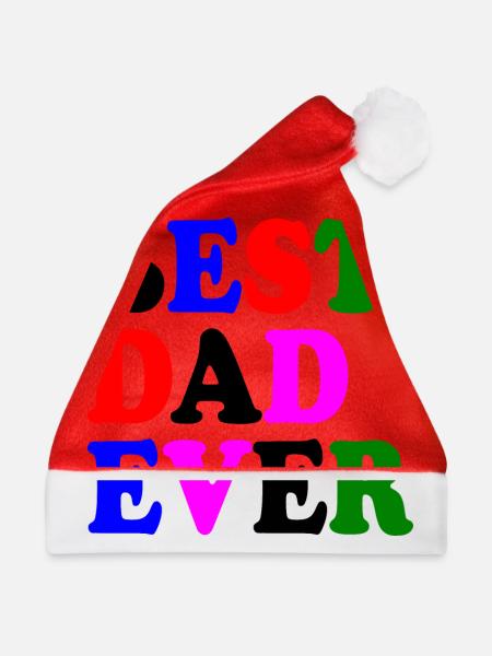 Best dad ever - Weihnachtsmütze - Rot