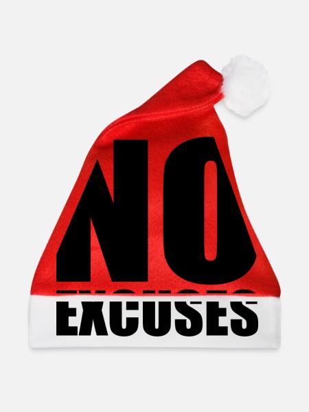 No excuses - Weihnachtsmütze - Rot