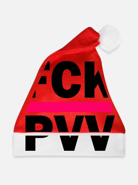 Fck pvv - Weihnachtsmütze - Rot