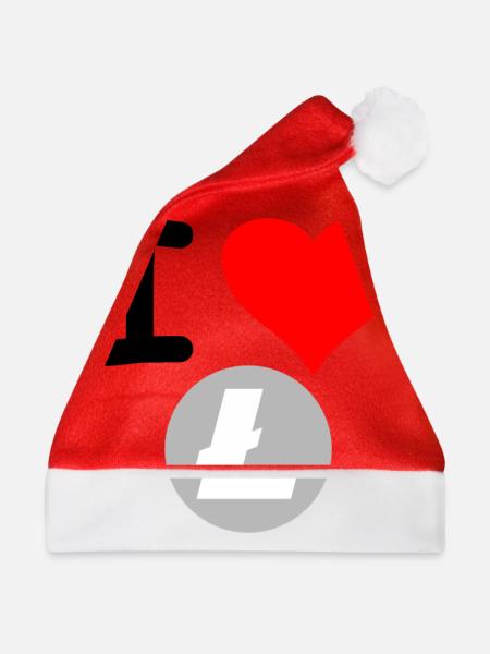 Crypto Love Lite Coin. - Weihnachtsmütze - Rot
