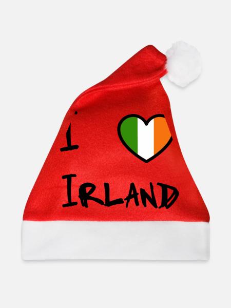 Irland - Weihnachtsmütze - Rot