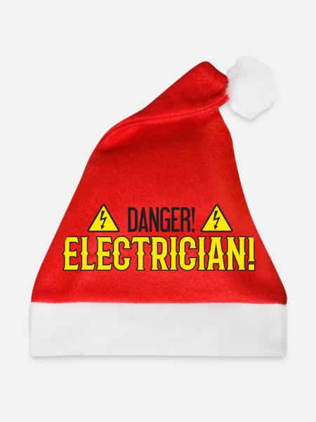 Elektriker - Weihnachtsmütze - Rot