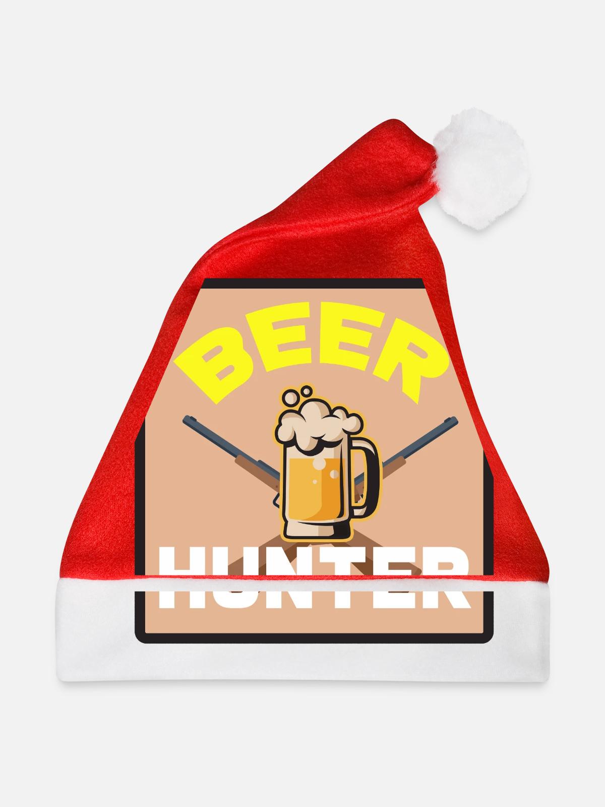 Alkohol - Weihnachtsmütze - Rot - Vorne