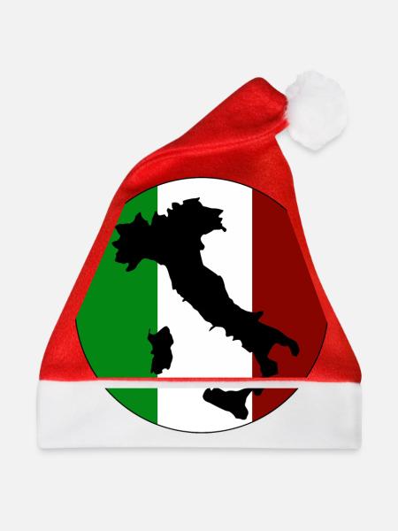 Italien - Weihnachtsmütze - Rot