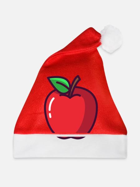 Apfel - Weihnachtsmütze - Rot