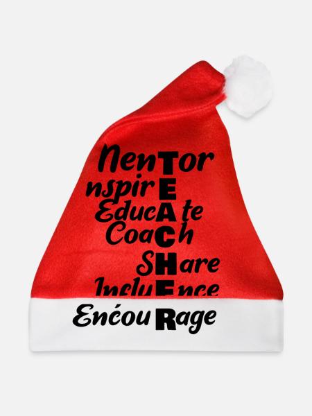 Teacher Mentor - Weihnachtsmütze - Rot