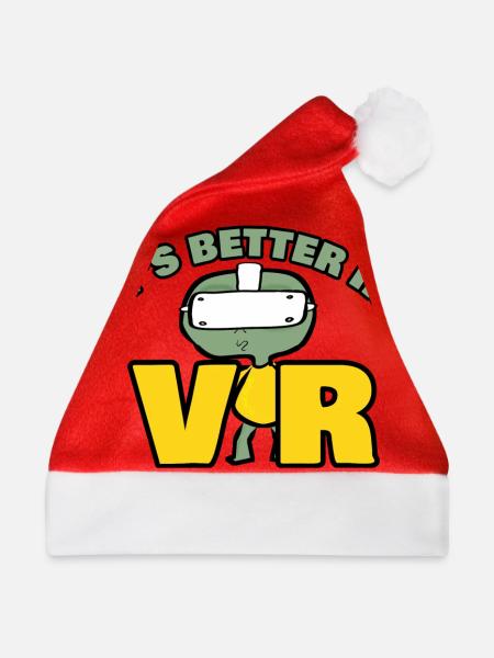 It's Better In Vr - Weihnachtsmütze - Rot