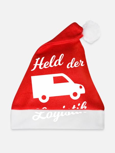 Der Logistiker - Weihnachtsmütze - Rot - Vorne