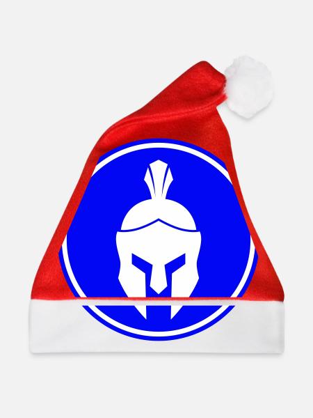 Spartaner Helm - Weihnachtsmütze - Rot