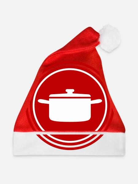 kochtopf Icon - Weihnachtsmütze - Rot