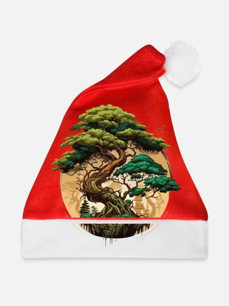 Bonsai Träume - Weihnachtsmütze - Rot