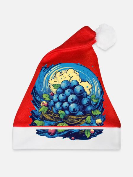 Blaubeere - Weihnachtsmütze - Rot