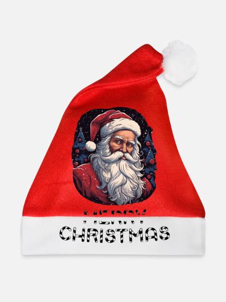 Weihnachtsmann - Marry Christmas - Weihnachtsmütze - Rot