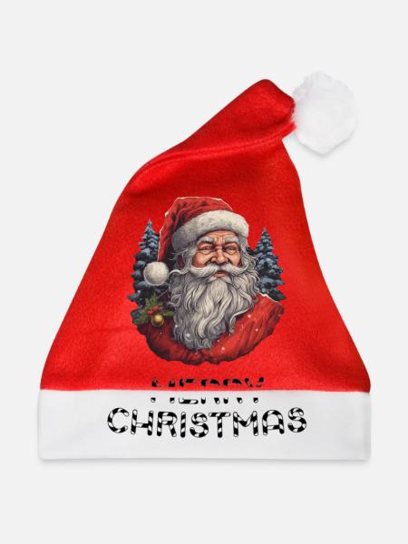 Weihnachtsmann - Marry Christmas - Weihnachtsmütze - Rot