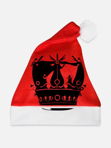 Dunkle Krone Symbol - Weihnachtsmütze - Rot