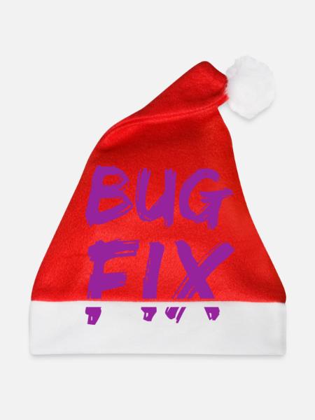 Bugfix - Weihnachtsmütze - Rot