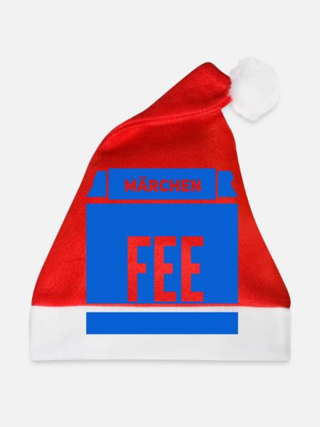 so sieht eine Märchenfee aus - Weihnachtsmütze - Rot