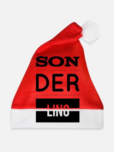 ich bin besonders - Weihnachtsmütze - Rot