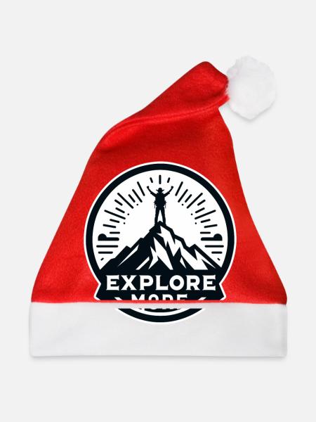 Explore more - Wanderer - Weihnachtsmütze - Rot
