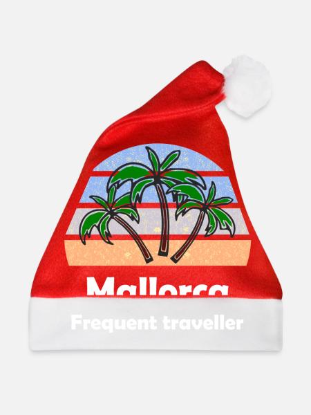 Sommer auf den Balearen - Weihnachtsmütze - Rot - Vorne