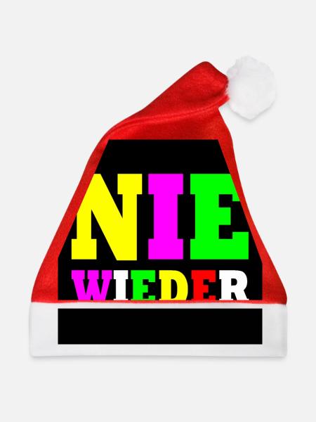 Nie wieder - Weihnachtsmütze - Rot