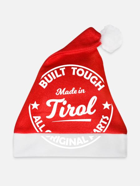 Die Tiroler aus Österreich - Weihnachtsmütze - Rot - Vorne