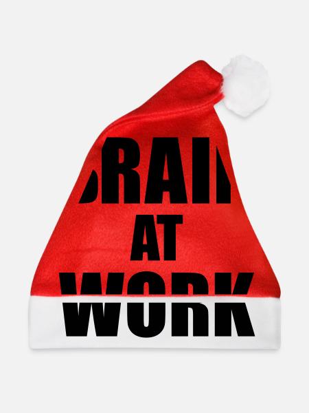 Brain at work - Weihnachtsmütze - Rot