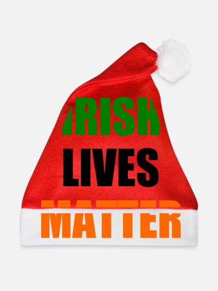 Irish lives matter - Weihnachtsmütze - Rot