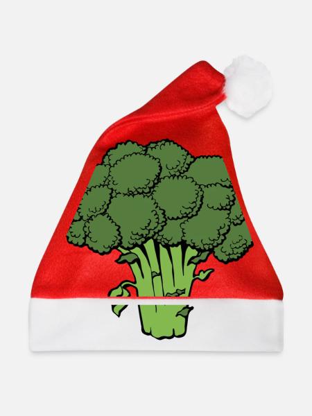 broccoli - Weihnachtsmütze - Rot