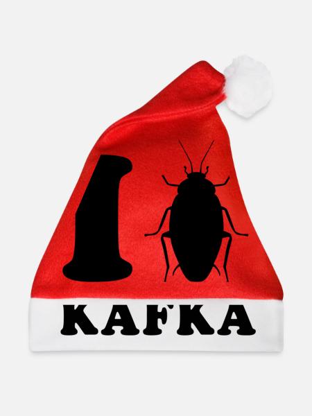 I Love Kafka - Weihnachtsmütze - Rot