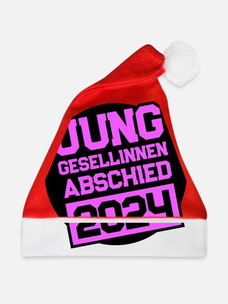 Junggesellinnenabschied Jga 2024 - Weihnachtsmütze - Rot