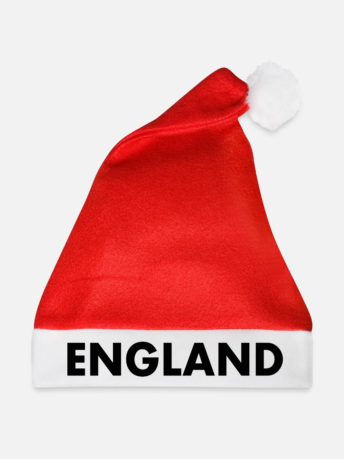 England - Weihnachtsmütze - Rot - Vorne