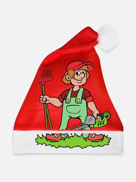 Gärtner - Weihnachtsmütze - Rot