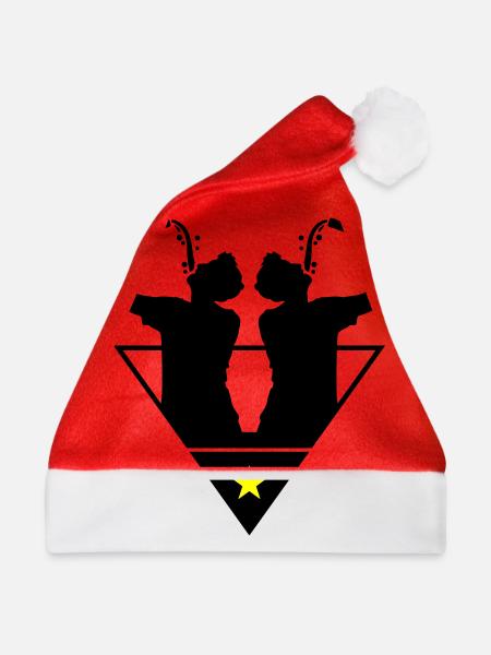Trinker Team Flasche - Weihnachtsmütze - Rot