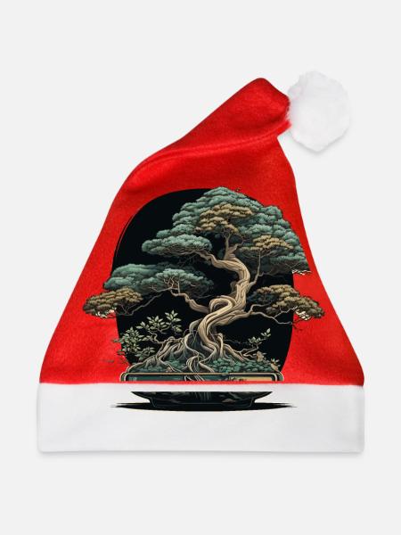 Perfekter Bonsai - Weihnachtsmütze - Rot
