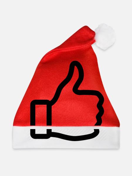 Thumbs up - Weihnachtsmütze - Rot