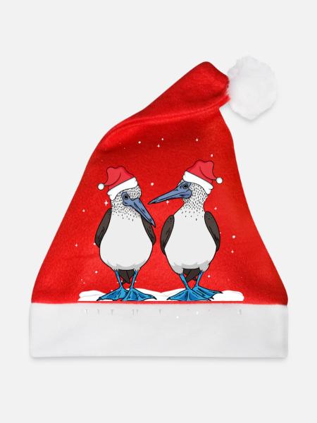 Seevögel Blaufußtölpel - Weihnachtsmütze - Rot