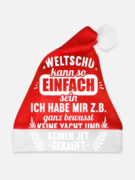 Anti Umweltschutz Parodie Umweltschutz - Weihnachtsmütze - Rot - Vorne