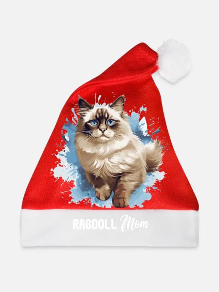 Ragdoll - Weihnachtsmütze - Rot