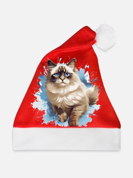 Ragdoll - Weihnachtsmütze - Rot