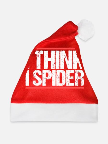 I think i spider. Denglisch - Weihnachtsmütze - Rot
