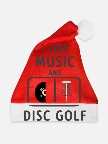 Discgolf - Weihnachtsmütze - Rot