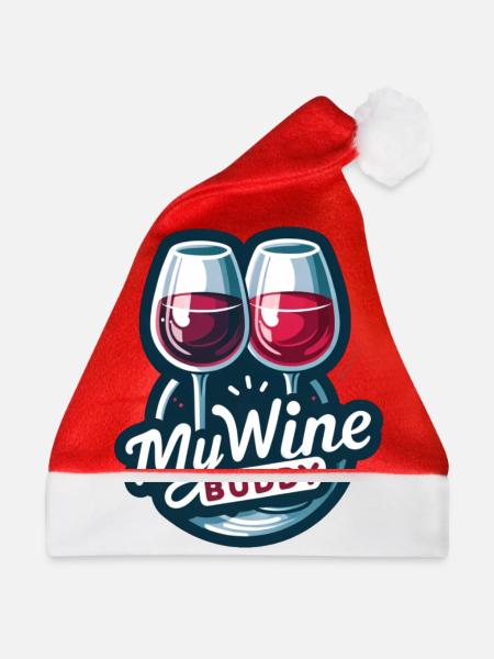Wine Buddy - Weihnachtsmütze - Rot