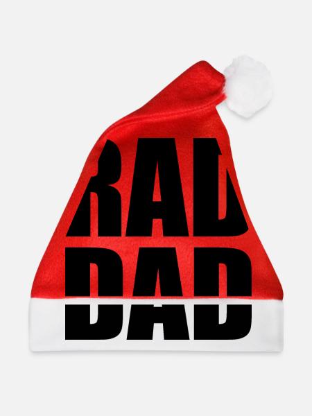 Rad dad - Weihnachtsmütze - Rot