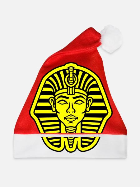 Pharao Totenkopf - Weihnachtsmütze - Rot