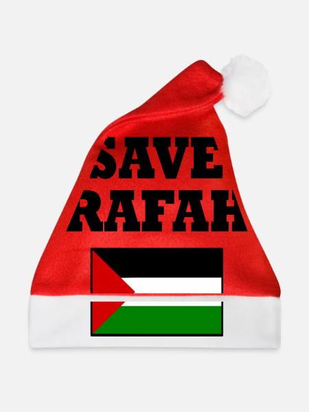 Save rafah - Weihnachtsmütze - Rot